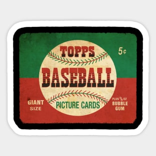 VINTAGE BASEBALL - bubble gum Sticker